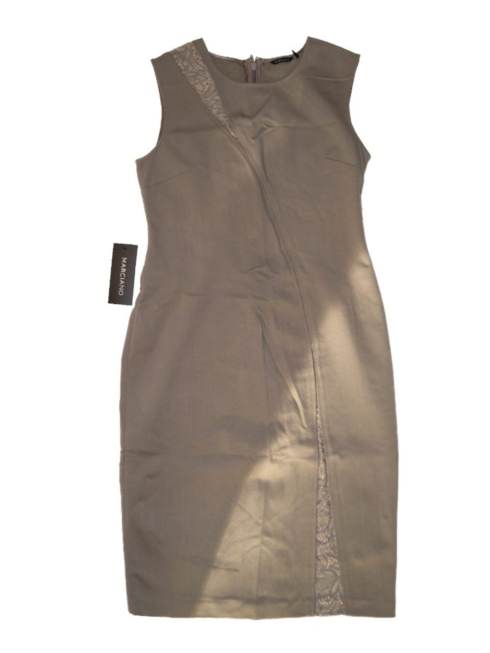 Nude Beige Sleeveless Dress | Chic Classy Professional Minimal Style